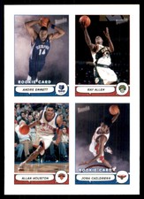 2004-05 Bazooka 4-on-1 Stickers Andre Emmett/Ray Allen/Allan Houston/Josh