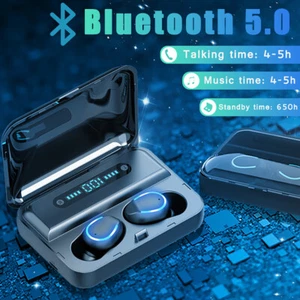 Wireless Earbuds Bluetooth 5.0 Kopfhörer Headphones Bass Stereo IPX8 Wasserdicht - Bild 1 von 12