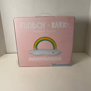 FUNBOY x BARK Rainbow Cloud Dog Float Pool Raft for dogs BRAND NEW! - Picture 1 of 3