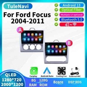 For Ford Focus 2 3 Mk2 Mk3 2004-2011 Stereo CarPlay Car Radio GPS Player Screen - Foto 1 di 40