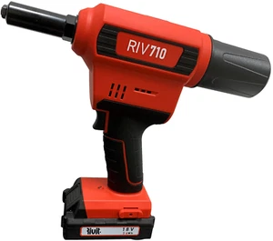 Rivettatrice elettrica a batteria professionale rivetti alluminio acciaio Rivit - Imagen 1 de 15