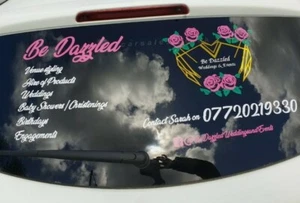 CAR WINDOW STICKERS business DESIGNS LOGO DOOR SIGNAGE DECALS PERSONALISEDx1 - Picture 1 of 12