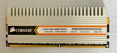 Corsair XMS2-6400 1GB DIMM 800 MHz DDR2 SDRAM Memory - (2 x 1 GB) - Image 1 of 2
