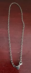 PANDORA S ALE 925 STERLING SILVER LINKS CHAIN NECKLACE. 19.5" - Picture 1 of 7