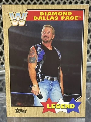 Tarjeta de lucha libre 2018 Topps Heritage WWE DDP Legends #74 WCW AWA Dallas Page Foto 1 de 4
