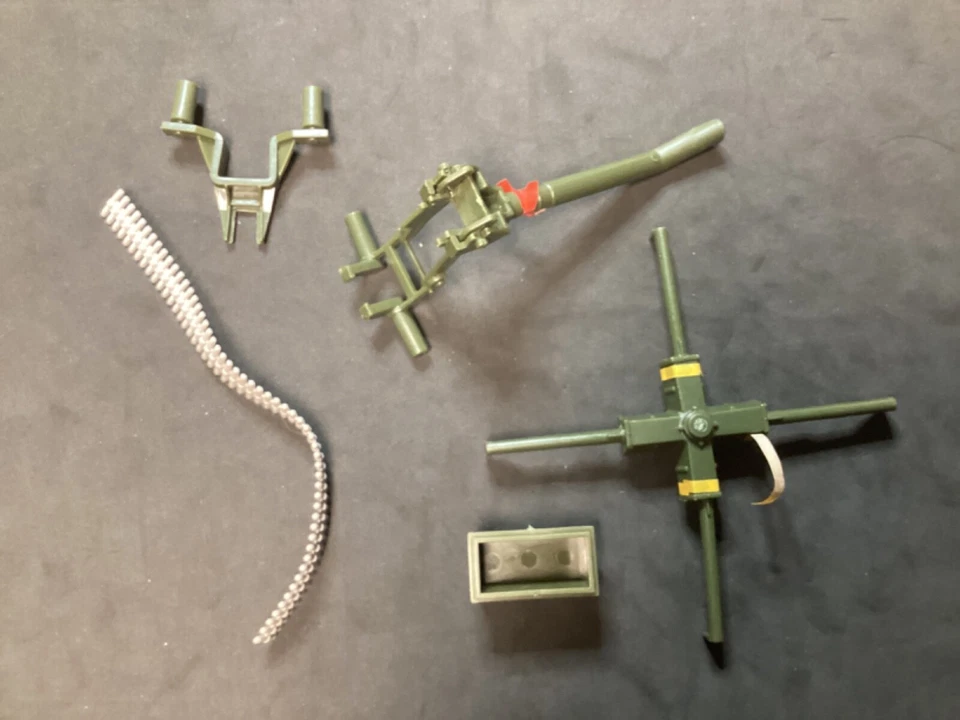 Lote de peças de bonecos de ação vintage Rambo Coleco 1986 arma antiaérea calibre .50 - Imagem 1 de 1