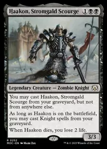 x1 Haakon, Stromgald Scourge R MTG Commander: March of the Machine M/NM, English - Bild 1 von 1
