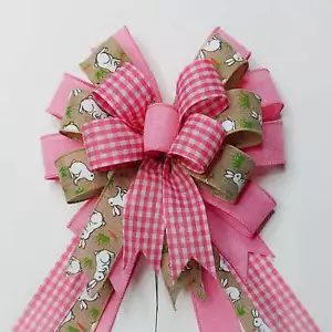 Arco de Pascua Pink Check and Bunny - Imagen 1 de 2