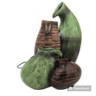 4 Teired Faux Pottery Waterfall with pump indoor/outdoor garden decor 14