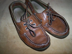 Zapatos de barco Sperry Topsider Browm 8,5 M parte superior de cuero para hombre  - Imagen 1 de 9