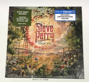 Steve Perry Traces Walmart Exclusive Album LP NEW with Limited Edition Poster - Picture 1 of 2
