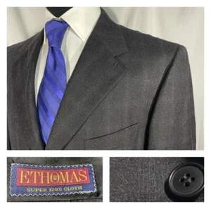 Chaqueta ventana lana franela Pal Zileri E Thomas Super 120 Italia 56 EE. UU. 45-46 - Imagen 1 de 17