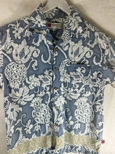 Vintage MCD Tropical Classics Hawaiian Shirt Men's Small Pocket USA MADE Floral - Picture 1 of 10