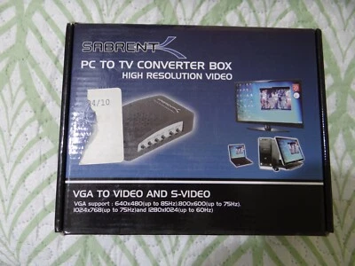 Sabrent TV-PC85 PC to TV Converter Box - NEW - Image 1 of 2