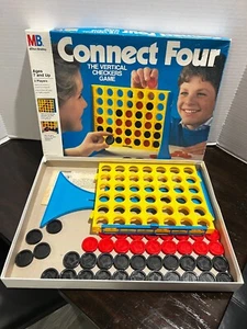 Connect 4: 1986 Milton Bradley Missing 3 red. Has 4 extra black #3132 - Picture 1 of 2