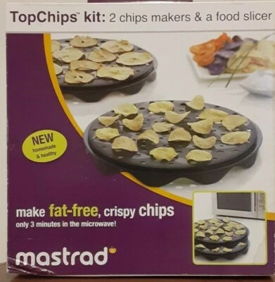 Mastrad® TopChips™ Kit 2 Chips Makers and Food Slicer NIB - Image 1 of 4