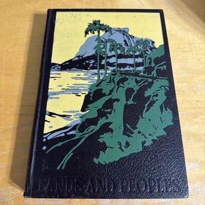 Lands and Peoples Vol 7 The World in Color Hardcover Book Grolier Society 1955 - Foto 1 di 1