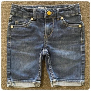 Girls Denim Bermuda Shorts Size 4 Regular Levi’s - Picture 1 of 2