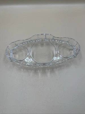 Clear Glass Pillar Candle Plate Holder Stand 2" Tealight & 3" - Image 1 of 4