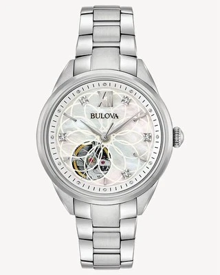 Bulova 96P181 34mm Silver Stainless Steel Women's Wristwatch - Image 1 of 4