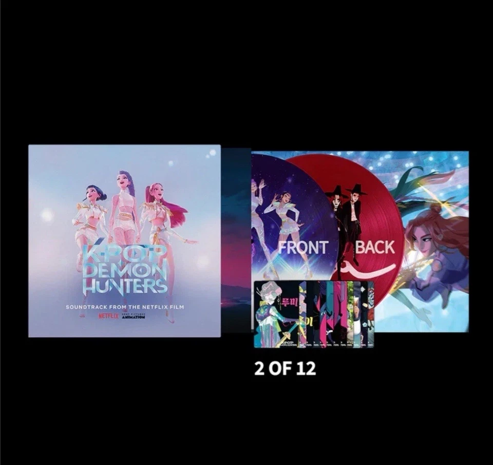 KPop Demon Hunters 💟 NETFLIX Picture DISC Vinyl HUNTR/X  Saja Boys Twice NEW Foto 1 de 1