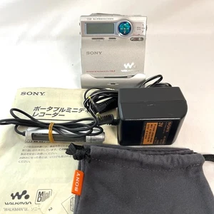 Sony MZ-R910 Silver MD Walkman Portable MiniDisc Player - Tested & Working - Picture 1 of 11