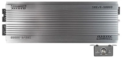 Amplificador Mono Sundown Audio SAEv4-5000D 5000w RMS Amplificador 1 Ohm SAEv4-5000.1D Foto 1 de 4