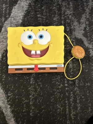 SpongeBob SquarePants Vtech Laptop 15 Activity Educational 2008 Tested Works - Image 1 of 4
