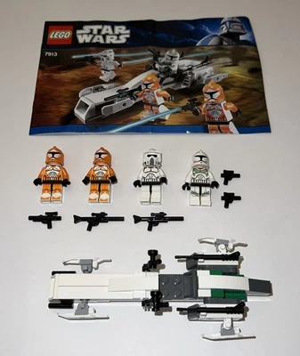 LEGO Star Wars: 7913 Clone Trooper Battle Pack - 100% Completo Foto 1 de 3