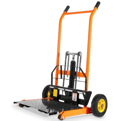Stark USA Hydraulic Material Winch Stacker 440lbs Pallet Truck Dolly Fork Lift - Image 1 of 4