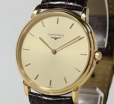[Near MINT] Vintage 1996 Longines La Grande Classique Gold Dial Quartz L4.676.2 - Image 1 of 4