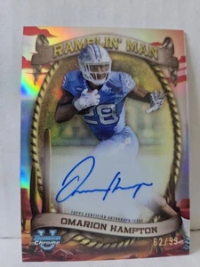 Omarion Hampton 2024 Bowman Chrome University Ramblin Man Auto /99 Rookie - Picture 1 of 2