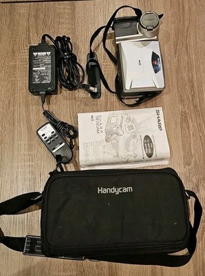 No battery Sharp Viewcam VL-AH160u Hi-8 Camcorder 8mm Video Camera free shipping - Image 1 of 4