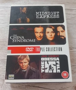 Midnight Express/The China Syndrome/The Odessa File DVD (2004) NEW & SEALED - Picture 1 of 10