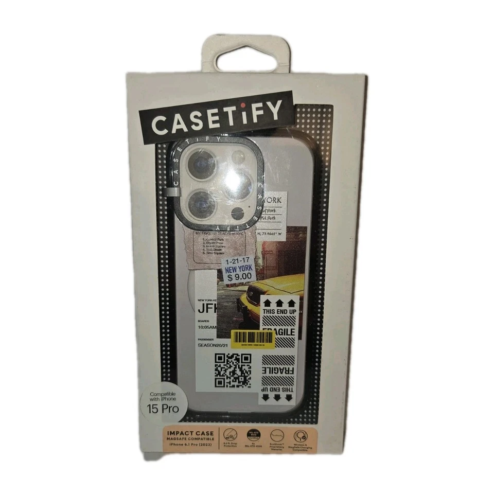 CASETiFY NEW YORK Impact Case W/MagSafe for Apple iPhone 15 PRO 6.1"