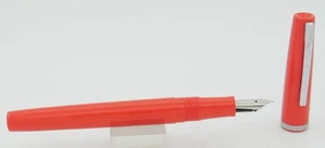 Esterbrook A101 Orange & Chrome Aerometric Fountain Pen - 1950's - 1555 Fine Nib - Picture 1 of 6