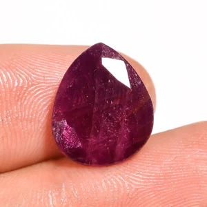 9.50 CT Untreated Red RUBY Precious Pear Cut Royal Gemstone 11x14x5 mm ZZ-27 - Picture 1 of 7