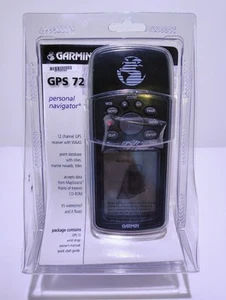 GARMIN GPS 72 Handheld Personal Navigator Marine Fishing Hiking Hunting NEW - Picture 1 of 3
