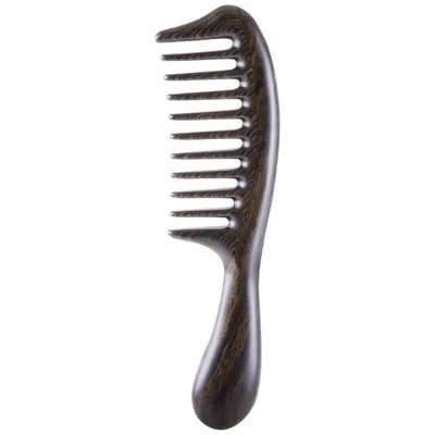 Louise Maelys Wide Tooth Hair Comb Black Sandalwood 1 Count (Pack of 1)  - Image 1 of 3