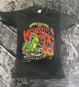 Van Halen Monsters Of Rock 1988 Concert Tour T-shirt Rare Large - Picture 1 of 19