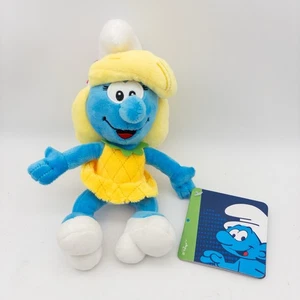 The Smurfs Smurfette Plush 10” Pineapple Dress Yellow Blue NWT - Picture 1 of 9