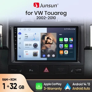 64GB per VW Touareg 2002-2010 9" Android12 autoradio GPS NAVI SAT BT WIFI DAB+ - Foto 1 di 10