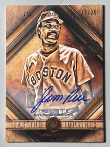 Jim Rice Auto 1/1 2016 Topps Transcendent Collection 65th VIP Party On Card HOF - Picture 1 of 3