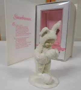 "Conejos de nieve de Pascua Dept 56 #2601-8 ""¡Oops! I Dropped One"" (1994) con caja - Imagen 1 de 9