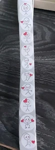 Sticker/ Rolle/ 500 Aufkleber/ 10 Motive/ Strichmännchen/ Herz/ Liebe - Bild 1 von 2
