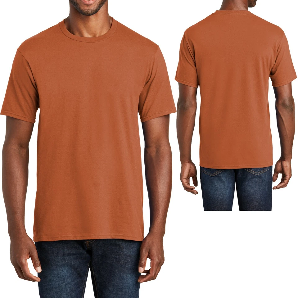 Camiseta para hombre hilada con anillo suave cómoda camiseta hilada con anillo S-XL 2X, 3X, 4X, 5X 6X NUEVA Foto 1 de 1