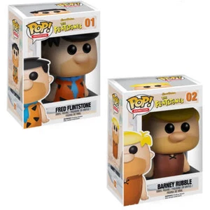 Funko Pop! Animation: The Flintstones - Fred Flintstone & Barney Rubble #01 #02 - Picture 1 of 7