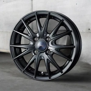 JDM WEDS "VELVA" 15inch 4H×100 Set4 wheels mini truck Hijet Carry Sambar Acty - Picture 1 of 1