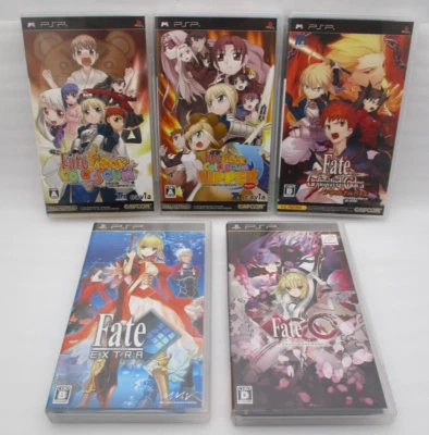 PSP Fate/Extra CCC Unlimited Code Tiger Coloseum Upper 5Games Japan import - Image 1 of 4