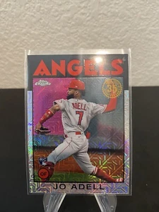 2021 Topps Chrome Rookie Jo Adell #86TC-96 MOJO REFRACTOR SILVER PACK RC ANGELS - Picture 1 of 2